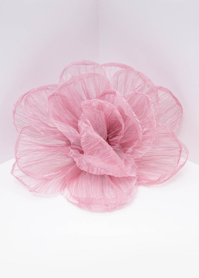 Crinkled Oversized Flower Pin