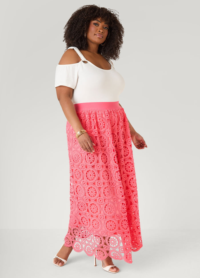 Crocheted Maxi Skirt