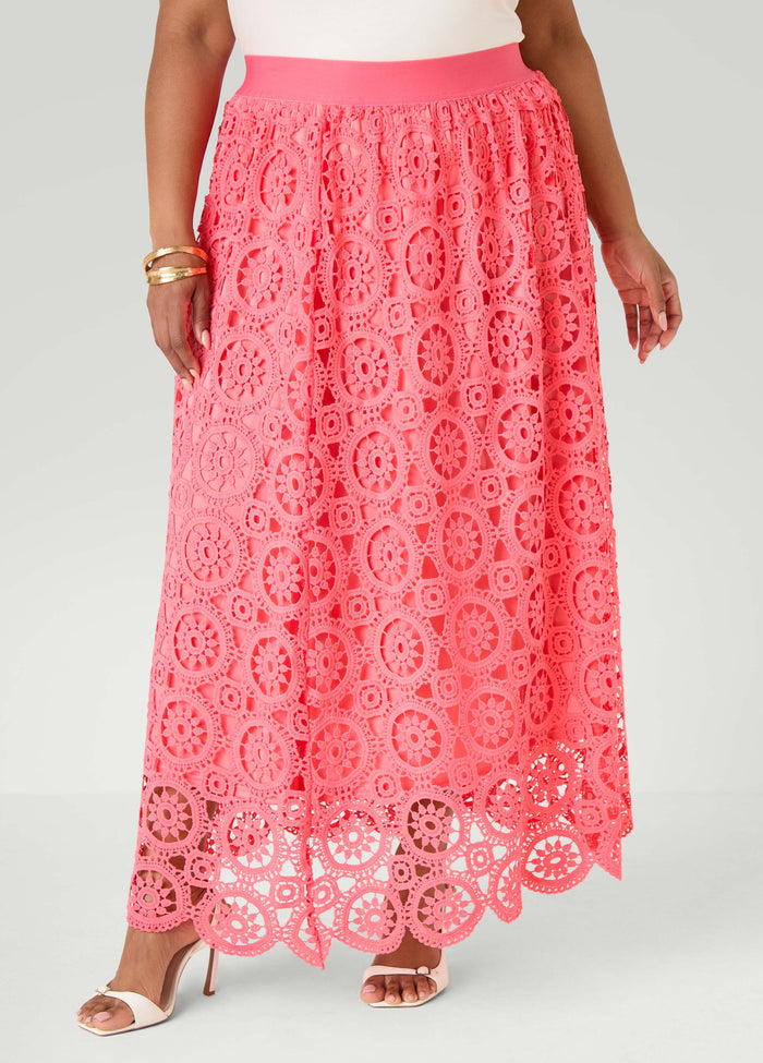 Crocheted Maxi Skirt