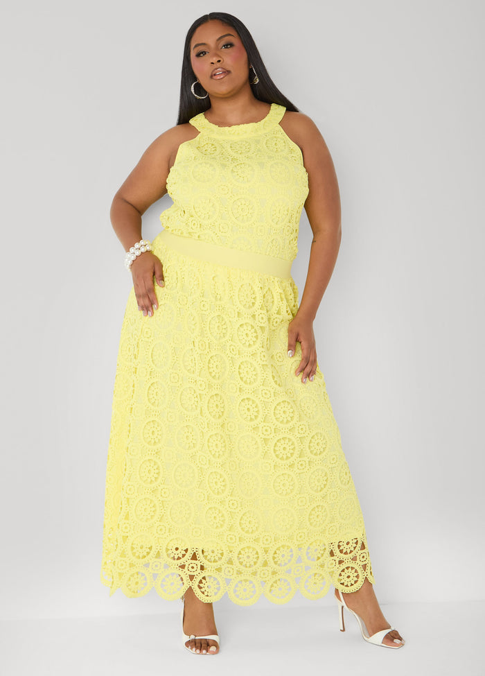 Crocheted Maxi Skirt