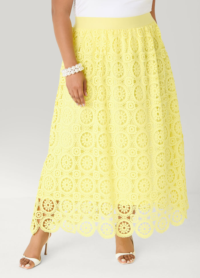 Crocheted Maxi Skirt