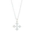 Silver Cross Necklace FREIDA ROTHMAN NECKLACE