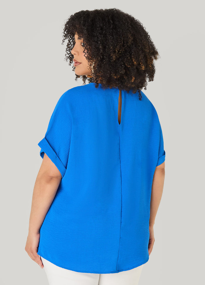 Cuffed Textured Top