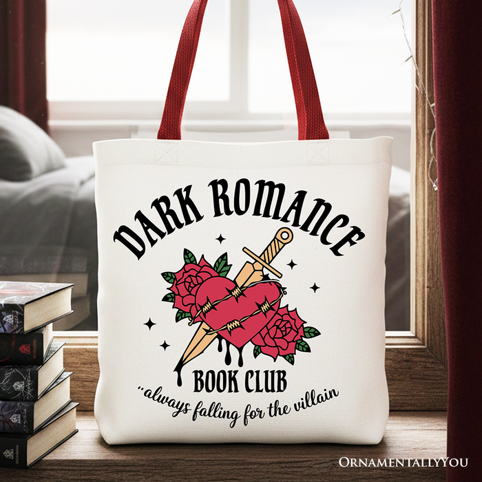 Dark Romance Book Club Canvas Tote Bag