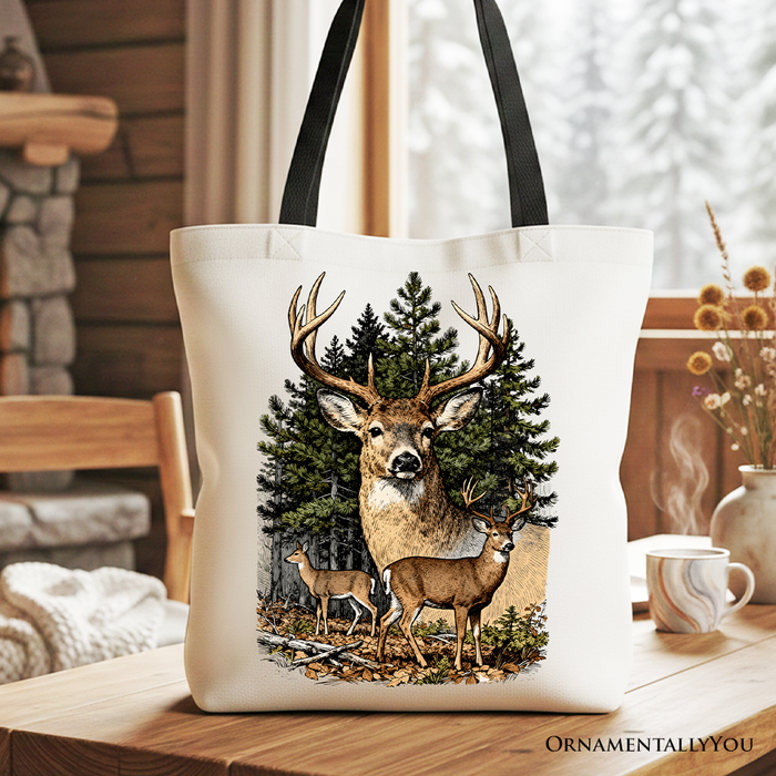 Deers Canvas Tote Bag