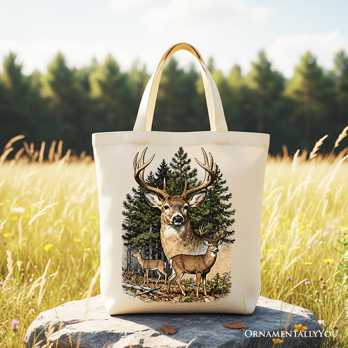 Deers Canvas Tote Bag