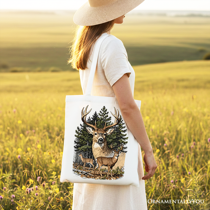 Deers Canvas Tote Bag