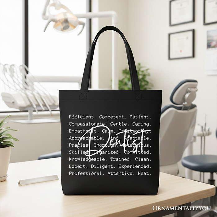 Dentist Definition Canvas Tote Bag