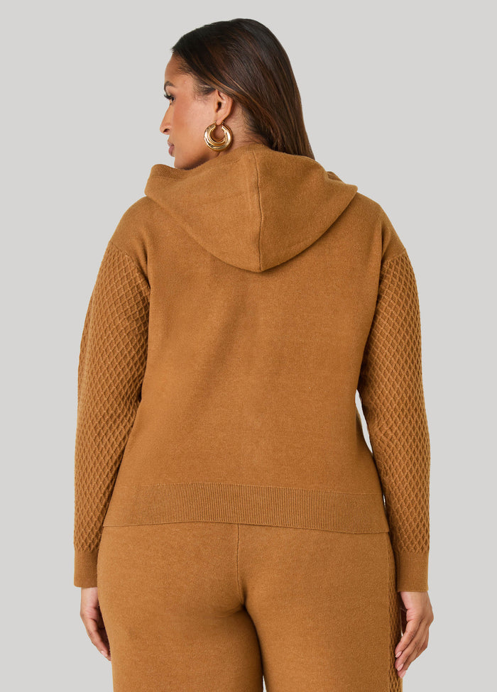 Diamond Cable Knit Cardigan