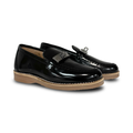 Don Louis Black Designer Buckle Loafer