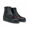Don Louis Black Red Cherry Zipper Bootie