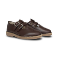 Don Louis Brown Double Buckle T Bar