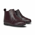 Don Louis Burgundy Heart Elastic Bootie