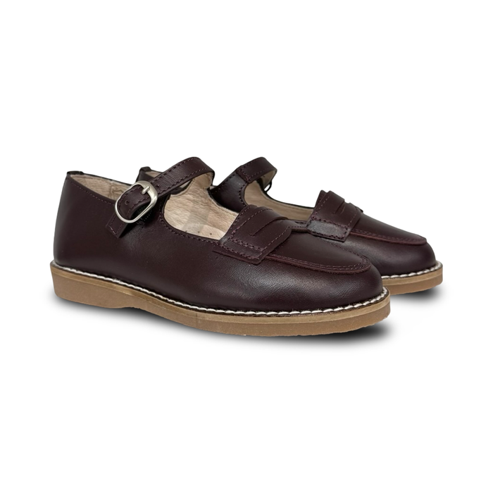 Don Louis Burgundy Penny School Mary Jane