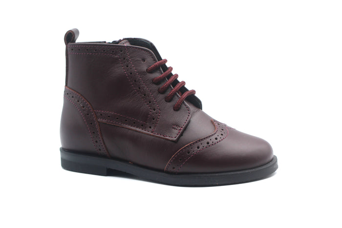 Don Louis Burgundy Wingtip Boot