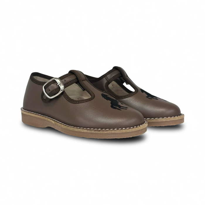 Don Louis Moka Brown Horse T Bar
