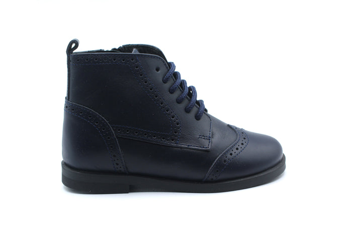 Don Louis Navy Wingtip Boot