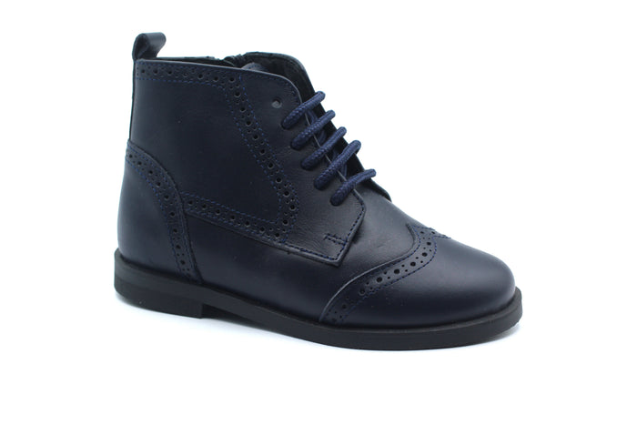 Don Louis Navy Wingtip Boot