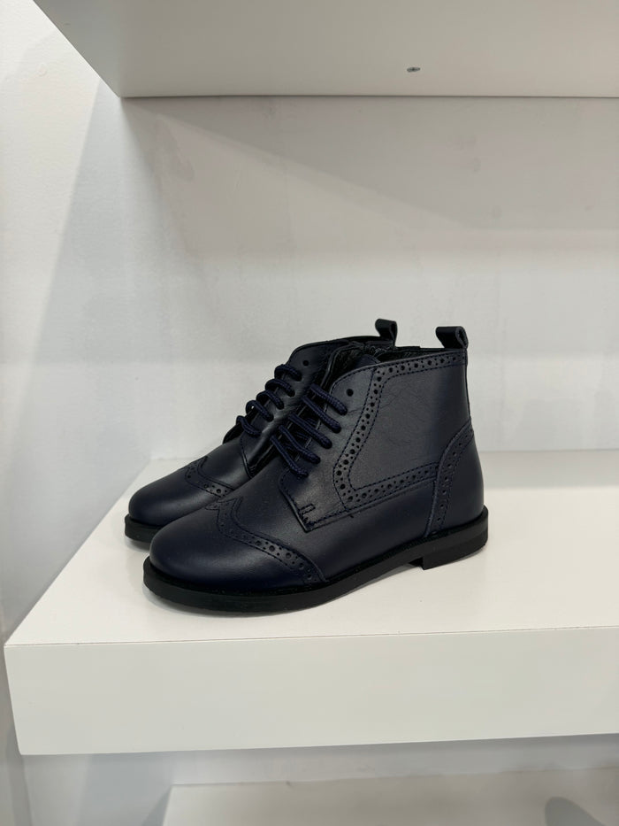 Don Louis Navy Wingtip Boot