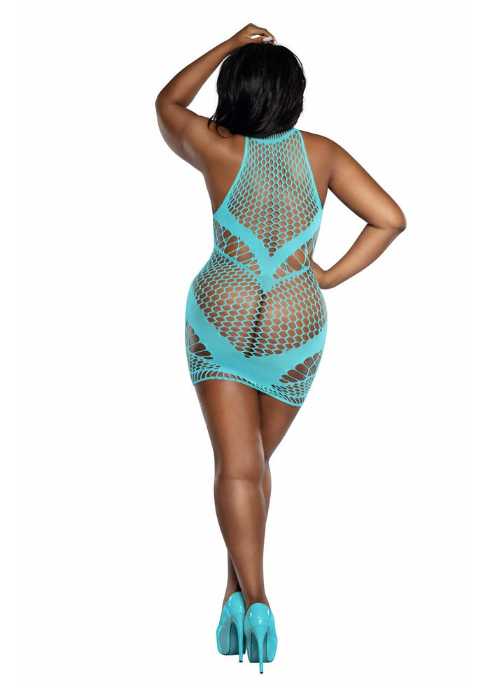 Dreamgirl Fishnet Mini Dress