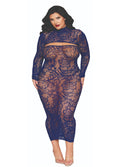 Dreamgirl Lace Shrug And Strapless Maxi Dress