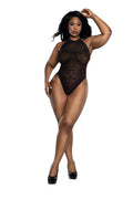 Dreamgirl Leopard Mesh Teddy