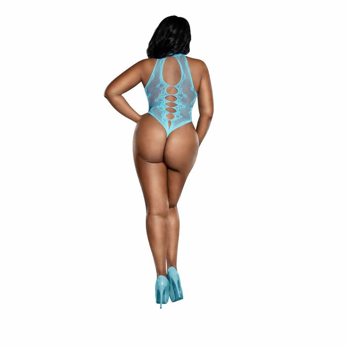 Dreamgirl Peek A Boo Cutout Lace Teddy