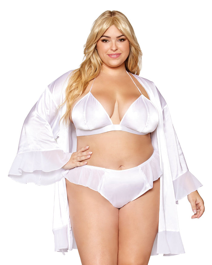 Dreamgirl Satin Robe Set