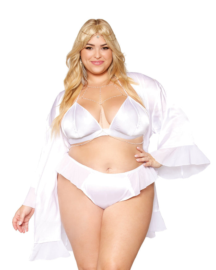 Dreamgirl Satin Robe Set