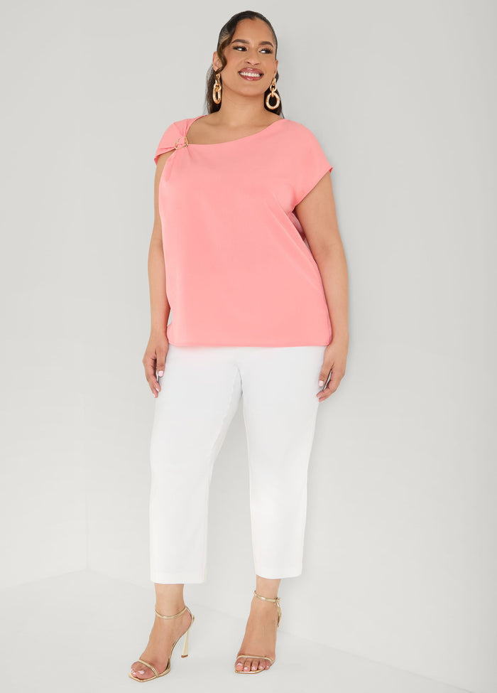 Embellished Crepe Top