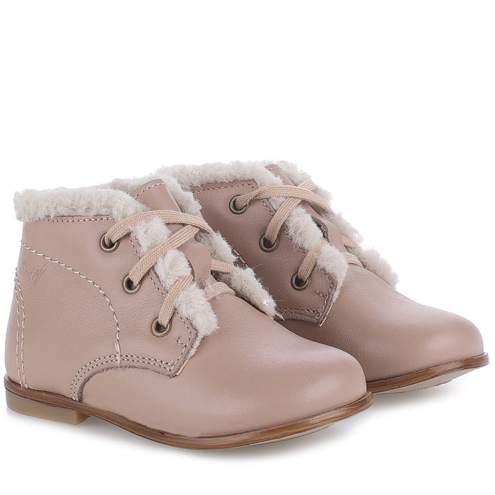 Emel Stone Taupe Fur Bootie