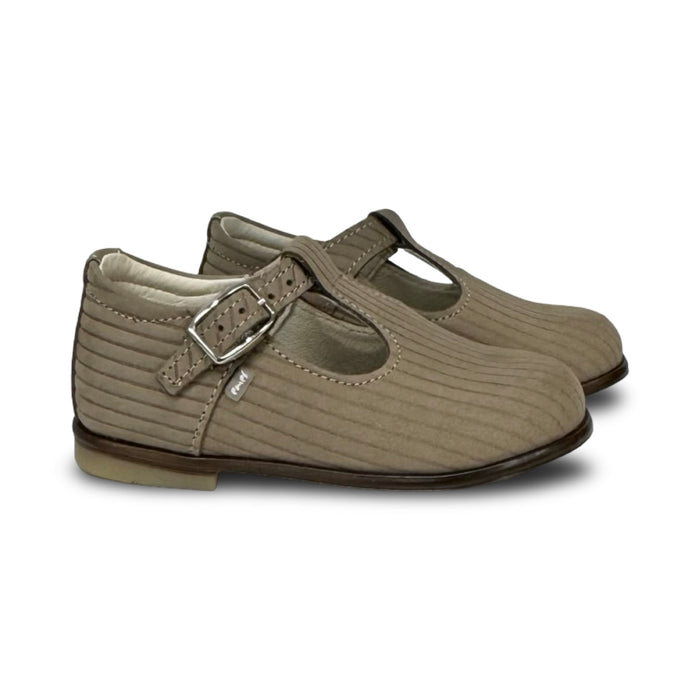 Emel Taupe Corduroy T Bar