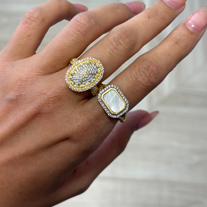 Empire Oval Statement Ring