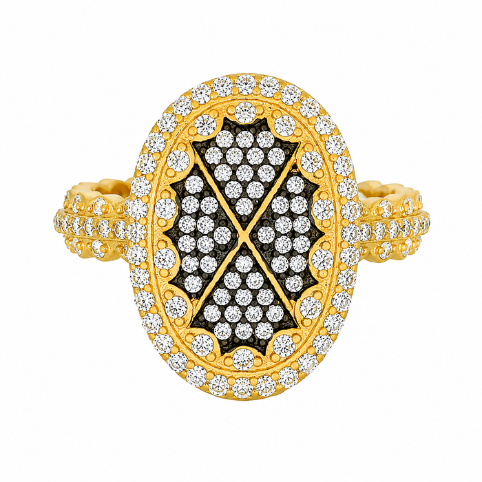 Empire Oval Statement Ring