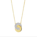 Eternity Knot Pavé Pendant Necklace - FREIDA ROTHMAN