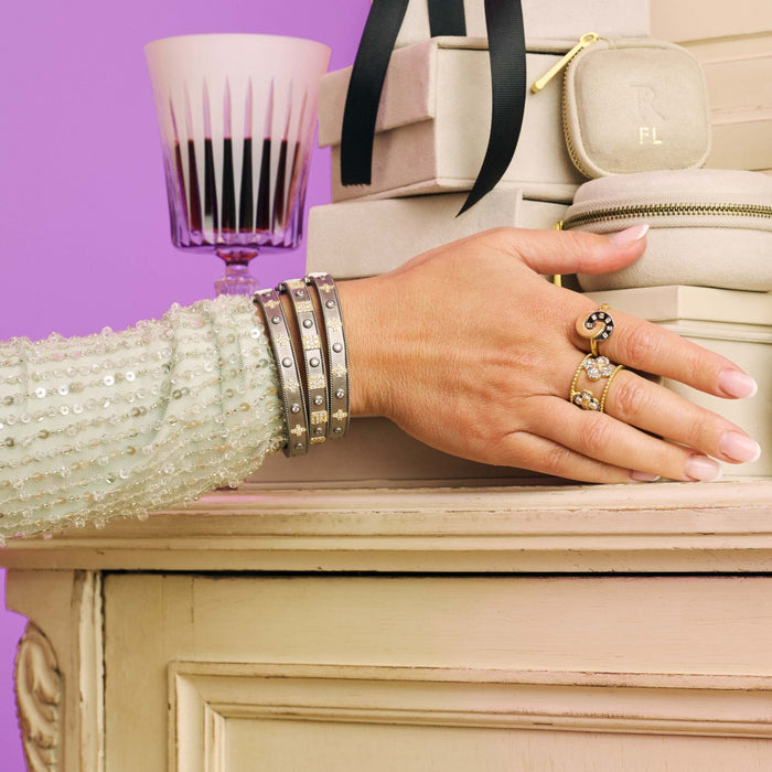 Signature Pavé Star Bangle - FREIDA ROTHMAN