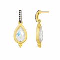 Exclusive Faceted Teardrop Drop Earrings