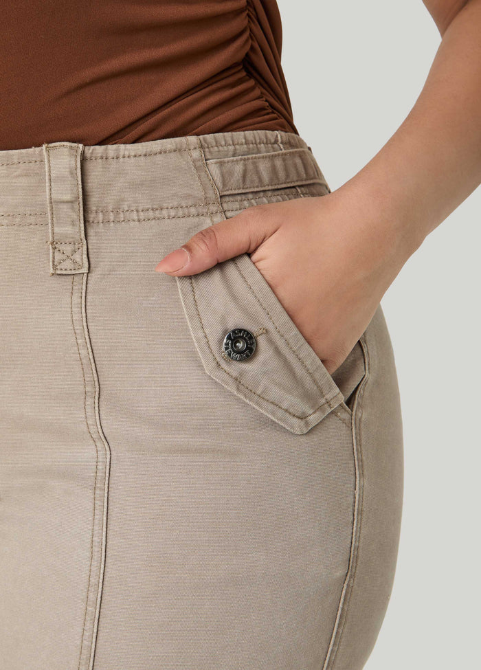 Flap Pocket Skinny Jeans