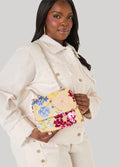 Floral Embellished Shoulder Bag