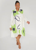 Floral Print Hi Low Shirtdress