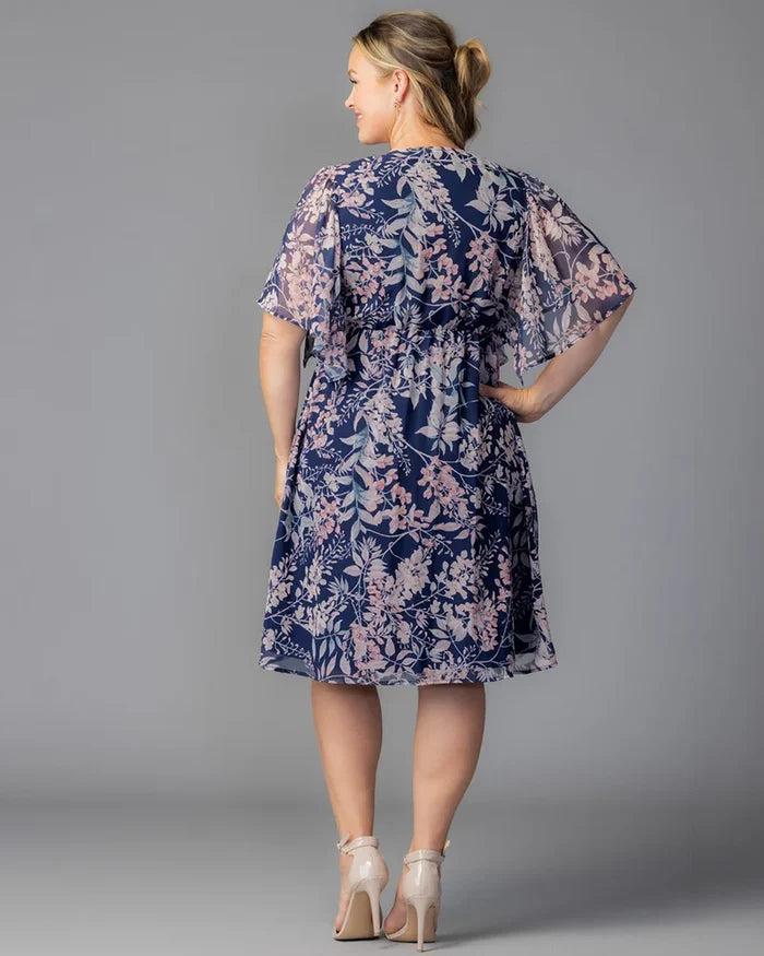 Florence Flutter Sleeve Floral Dress
