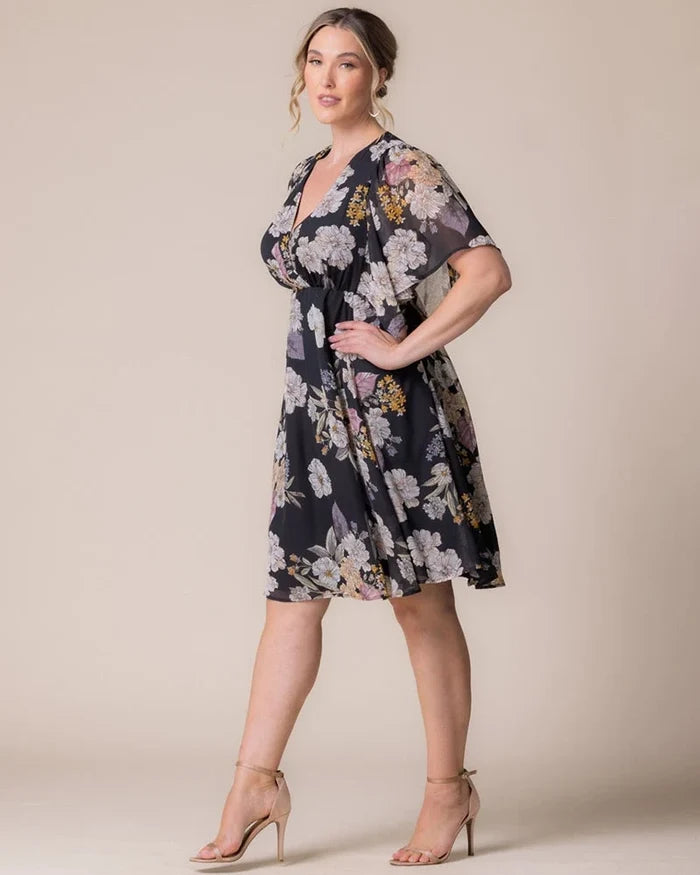 Florence Flutter Sleeve Floral Dress
