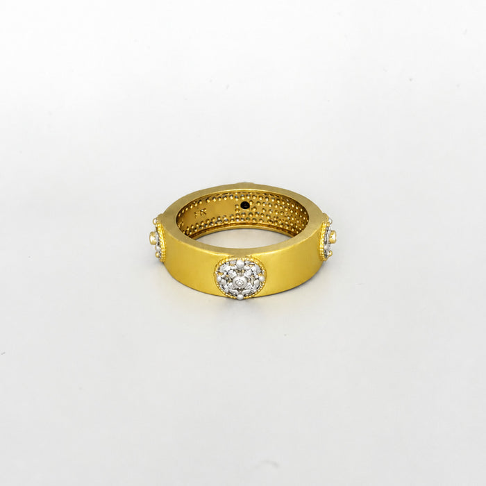 FR Motif Band Ring
