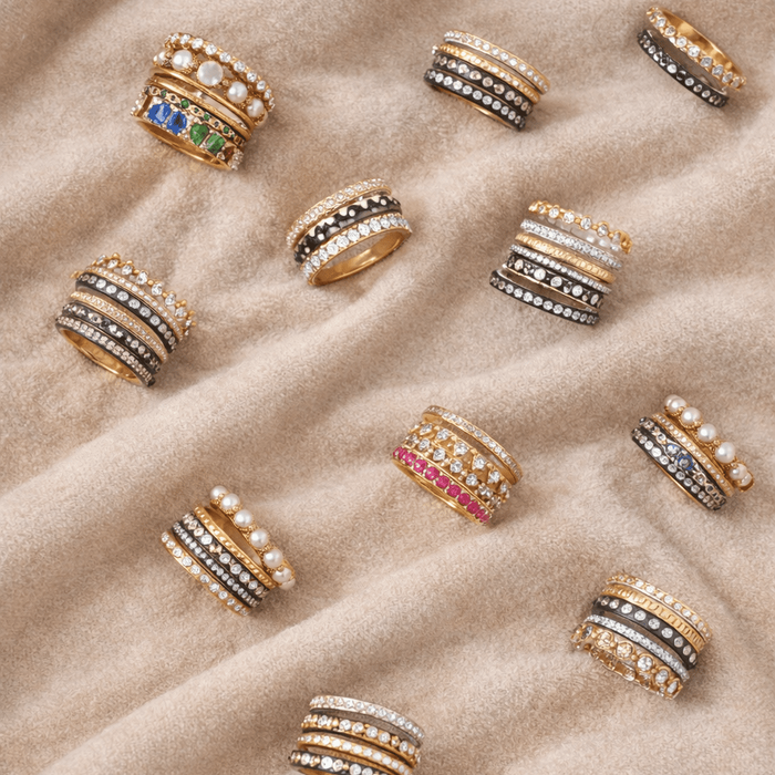 Freida's Mystery 3 - Ring Stack - FREIDA ROTHMAN