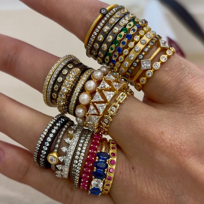 Freida's Mystery 3 - Ring Stack - FREIDA ROTHMAN