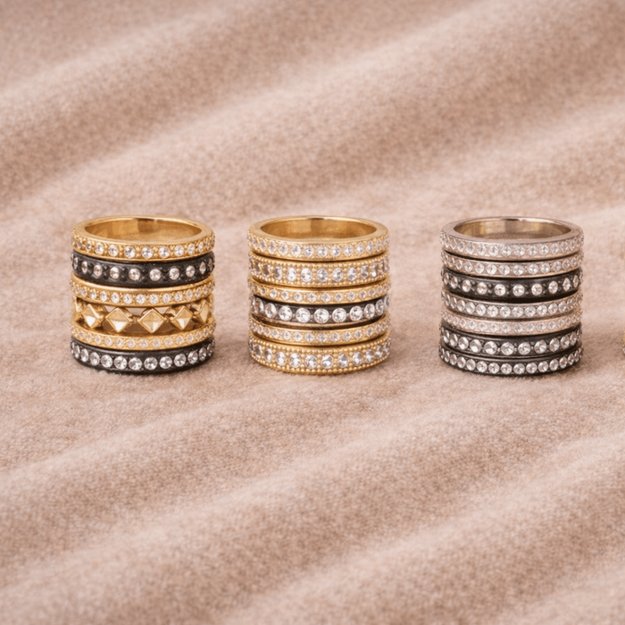 Freida's Mystery 3 - Ring Stack - FREIDA ROTHMAN
