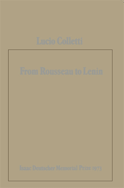From Rousseau to Lenin