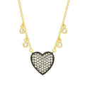 From the Heart Pavé Necklace - FREIDA ROTHMAN
