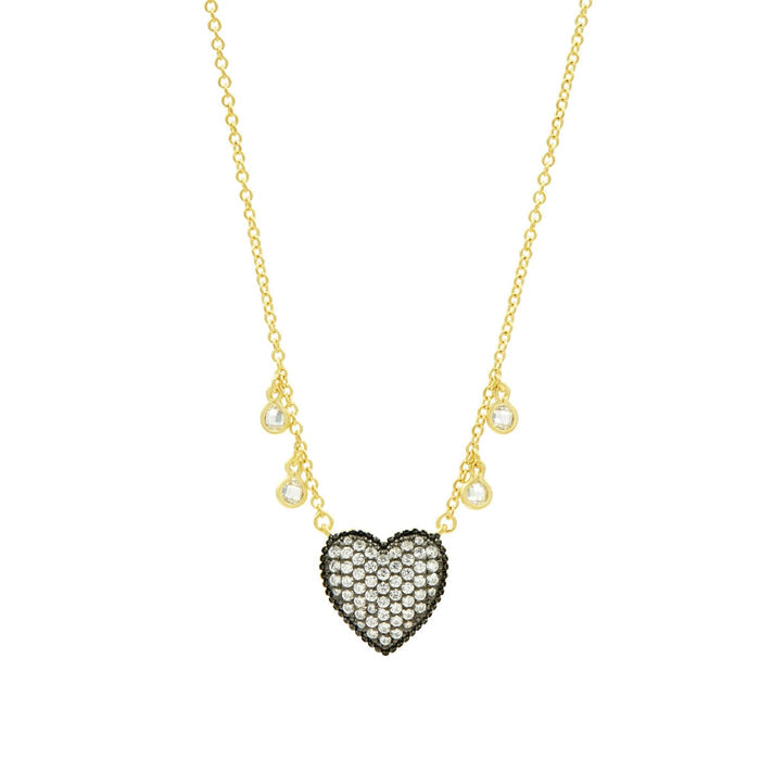 From the Heart Pavé Necklace - FREIDA ROTHMAN