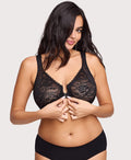 Front-Closure Stretch Lace WonderWire Bra